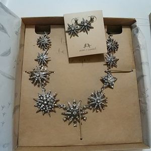 NWT Chloe & Isabel Starburst Earrings & Necklace